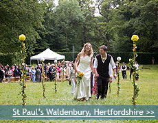 st paul's waldenbury wedding venue in Hertfordshire